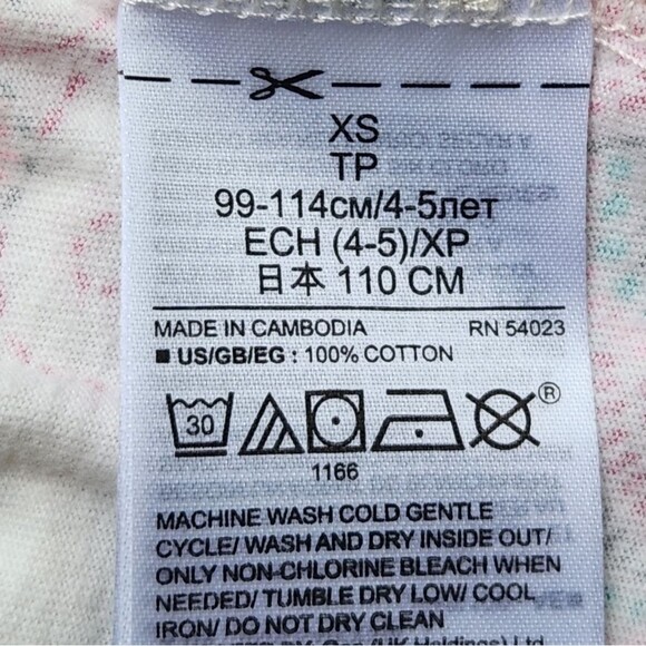 GAP Kids Multicolor Butterfly Patterned  Girls Dress 100% Cotton Size 4T (XS) - Picture 8 of 12